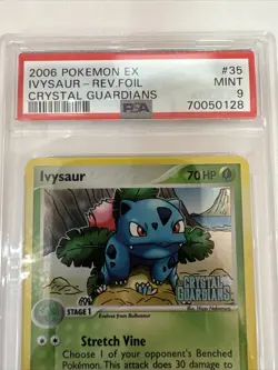 Pokemon PSA 9 MINT Ivysaur 35/100 EX Crystal Guardians Reverse Holofoil 2006 4 - Image 2