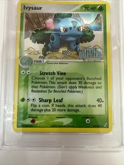 Pokemon PSA 9 MINT Ivysaur 35/100 EX Crystal Guardians Reverse Holofoil 2006 4 - Image 3