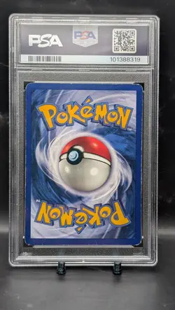 1999 Pokemon Base Set Machamp Holo 1st Edition #8 PSA 5 - Image 2
