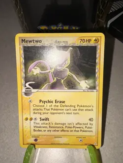 Mewtwo - 24/110 - Rare, English Pokemon EX Holon Phantoms Moderate Play - Image 2