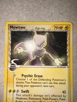 Mewtwo - 24/110 - Rare, English Pokemon EX Holon Phantoms Moderate Play - Image 3