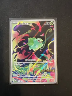 Pokemon Center Bulbasaur 133/132 Mega Evolutions Stamped Promo - Image 1
