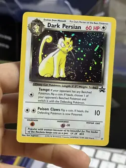 Dark Persian 17 2000 Holo SWIRL Black Star Promo Rare WOTC Nintendo Pokemon - Image 3