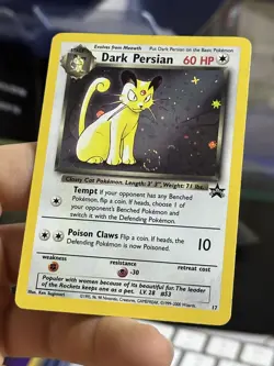 Dark Persian 17 2000 Holo SWIRL Black Star Promo Rare WOTC Nintendo Pokemon - Image 4