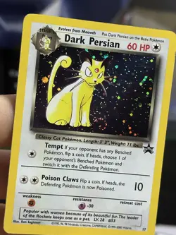 Dark Persian 17 2000 Holo SWIRL Black Star Promo Rare WOTC Nintendo Pokemon - Image 5