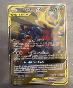 Pokemon TCG Garchomp & Giratina GX 228/236 Full Art Holo Tag Team 270 HP - Image 1