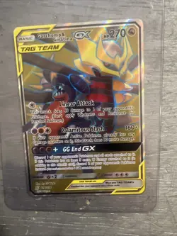 Pokemon TCG Garchomp & Giratina GX 228/236 Full Art Holo Tag Team 270 HP - Image 5