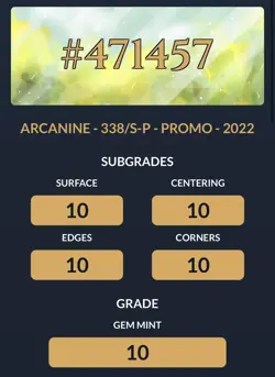 Arcanine - 338 S-P - Illustration Contest 2022 Promo - ACE 10 - Japanese Pokemon - Image 4