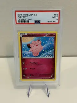 Pokemon 2016 XY - Generations Clefairy PSA 9 Basic/Common NON HOLO #50 - Image 1