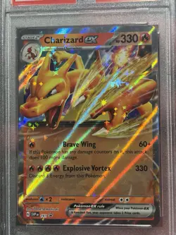 2024 POKEMON SVP EN-SV BLACK STAR PROMO #161 CHARIZARD EX PSA 10 - Image 2