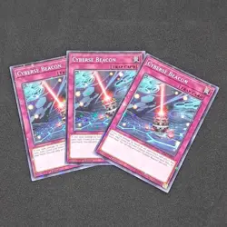 3x Cyberse Beacon SP18-EN044 1st Edition Starfoil Rare NM Near Mint Yu-Gi-Oh! - Image 2