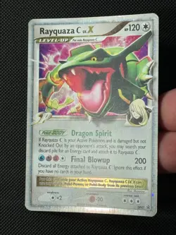 Rayquaza C LV.X Dp47 Promo Pokemon Card Diamond and Pearl Holo - Image 2