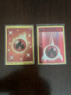 Pokemon TCG Fire Energy 284/264 Swsh08: Fusion Strike Holo Card Year 2021 NM - Image 3