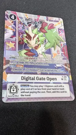 Digimon TCG Digital Gate Open P-206 BANDAI CARD GAMES FEST 25-26 - Image 1