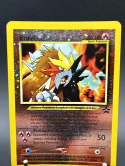 Pokemon Card Entei #34 Black Star WOTC Movie Black Star Promo Reverse Holo - Image 2