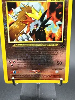 Pokemon Card Entei #34 Black Star WOTC Movie Black Star Promo Reverse Holo - Image 3