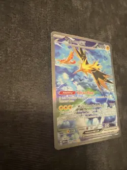 Zapdos ex 202/165 SV Scarlet & Violet 151 Holo Secret Rare Pokemon Card - Image 2