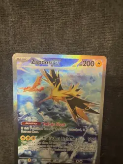 Zapdos ex 202/165 SV Scarlet & Violet 151 Holo Secret Rare Pokemon Card - Image 3