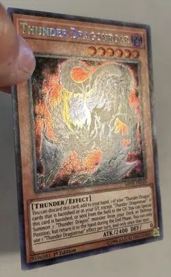 Thunder Dragonroar MP19-EN169 Prismatic Secret Rare 1st Edition Yugioh Card LP - Image 3