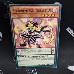 Performapal Skullcrobat Joker LEDD-ENC08 1st Edition NM Near Mint Yu-Gi-Oh! Card - Image 1
