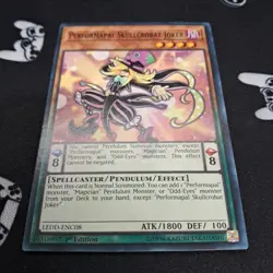 Performapal Skullcrobat Joker LEDD-ENC08 1st Edition NM Near Mint Yu-Gi-Oh! Card - Image 3