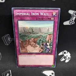 Imperial Iron Wall SDSE-EN038 1st Edition LP+ Lightly Played Yu-Gi-Oh! Card - Image 1