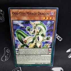 Odd-Eyes Mirage Dragon LEDD-ENC05 1st Edition NM Near Mint Yu-Gi-Oh! Card - Image 1