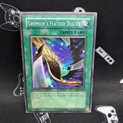 Gryphon's Feather Duster IOC-091 1st Edition LP Light Play Yu-Gi-Oh! Card - Image 1