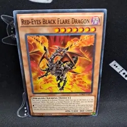 Red-Eyes Black Flare Dragon LDK2-ENJ02 1st Edition NM Near Mint Yu-Gi-Oh! Card - Image 1