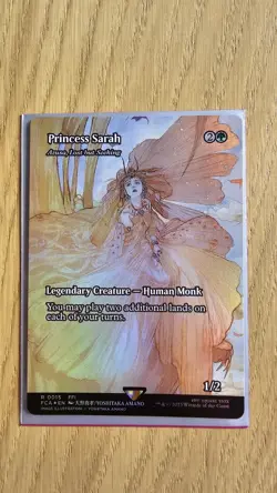 Azusa Lost But Seeking [Princess Sarah] MTG Final Fantasy Foil Full Art - Image 1