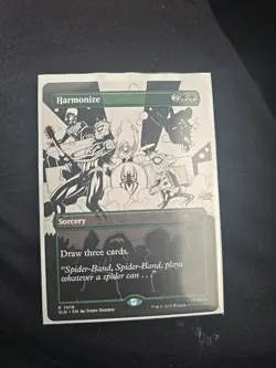 MTG Spider-Man HARMONIZE 7018 SECRET LAIR DROP NONFOIL RARE Hit Magiccon 2025 - Image 1