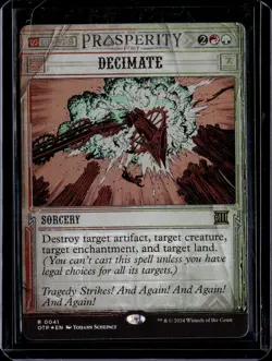 Decimate - 41 - Foil - OTJ - NM - MTG Magic the Gathering - Image 1