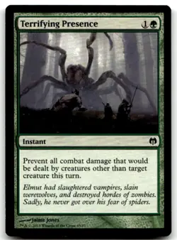 MTG Terrifying Presence C Duel Decks: Heroes vs. Monsters 65 LP - Image 1