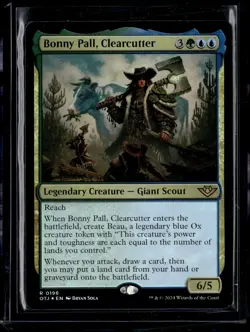 Bonny Pall, Clearcutter - 196 - Foil - OTJ - NM - MTG Magic the Gathering - Image 1
