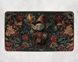 Mischievous Goblin Wizard Fantasy Mage Magic Gathering MTG Playmat - Image 1