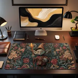 Mischievous Goblin Wizard Fantasy Mage Magic Gathering MTG Playmat - Image 2