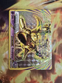 Nidoking BREAK 46/108 Evolutions Holo NM Rare Full Art Pokemon TCG English - Image 2