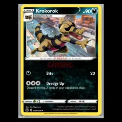 Pokemon - Krokorok 079/159 - Crown Zenith - Non Holo - English - Image 1