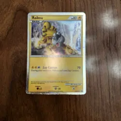 Pokemon TCG Raikou HGSS19 Shiny Promo Holo Heartgold Soulsilver 2010 - Image 2