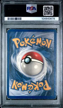 1999 Pokemon TCG Game Machop 052/102 Base Set Regular PSA 1 LOW POP - Image 2