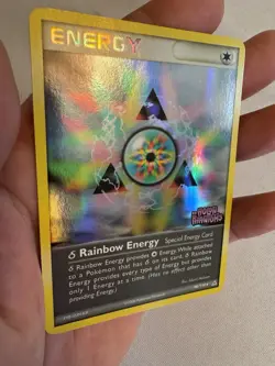 2006 Pokemon Delta Rainbow Energy Reverse Holo EX Holon Phantoms 98/110 Nintendo - Image 3