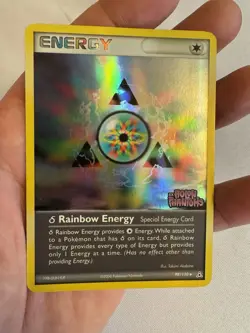 2006 Pokemon Delta Rainbow Energy Reverse Holo EX Holon Phantoms 98/110 Nintendo - Image 5