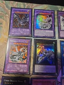Vintage YuGiOh Cards, Cyber Dragon Collection, Yugioh Lot OF 12 LP-MP - Image 2