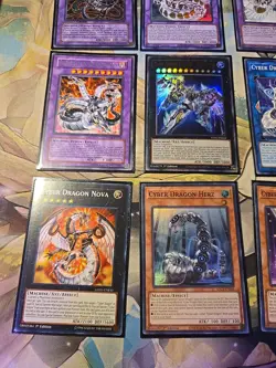 Vintage YuGiOh Cards, Cyber Dragon Collection, Yugioh Lot OF 12 LP-MP - Image 3
