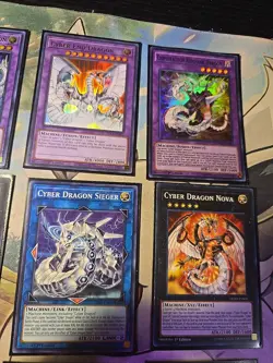 Vintage YuGiOh Cards, Cyber Dragon Collection, Yugioh Lot OF 12 LP-MP - Image 5