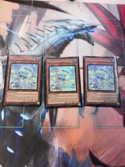 Yugioh Mulcharmy Purulia MP25-EN085 Prismatic Secret Rare 1st Edition NM x3 - Image 1