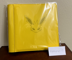 US SELLER Pokemon Jolteon 480 Slot Card Binder from Chinese Eevee Gift Box - Image 1
