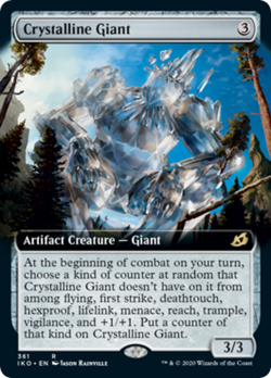 Crystalline Giant (Extended Art) Ikoria: Lair of Behemoths NM Rare CARD ABUGames - Image 1
