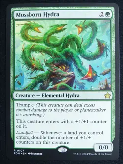 Mossborn Hydra - FDN - Mtg Card #4NH - Image 1