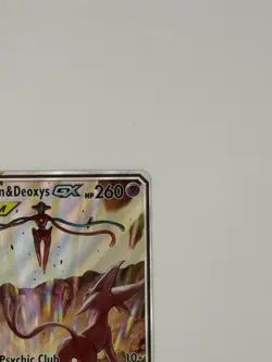 Pokemon TCG Espeon & Deoxys GX Tag Team Black Star Promo Card #SM240 - LP - Image 3